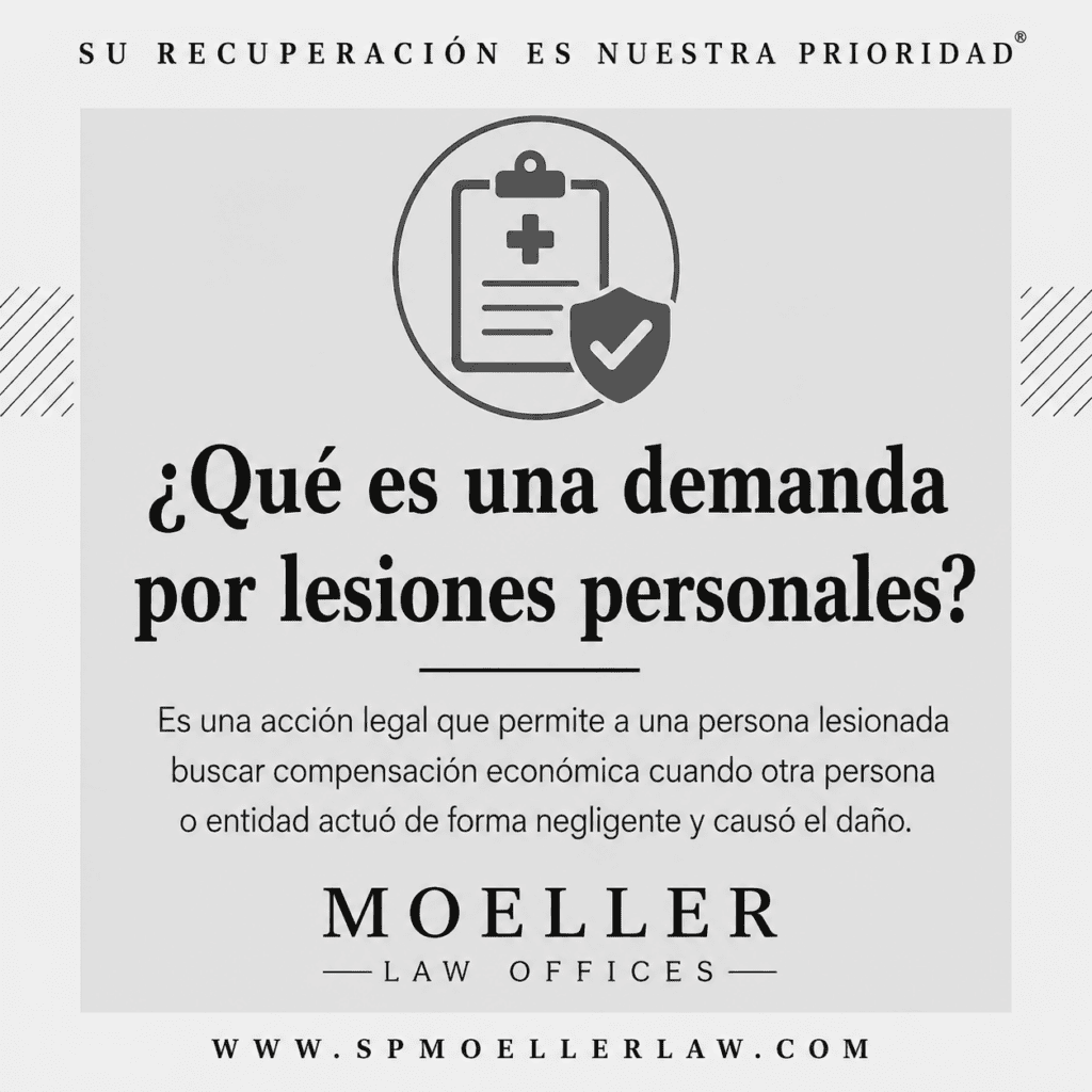 ¿Qué es una demanda por lesiones personales? Guía sobre compensación económica por negligencia y daños personales.