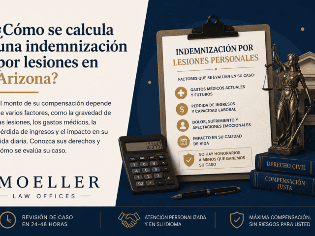 Como se calcula una indemnizacion por lesiones en Arizona: lo que usted debe saber